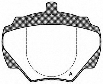 OPEN PARTS bpa022200 -  Комплект тормозных колодок, дисковый тормоз
